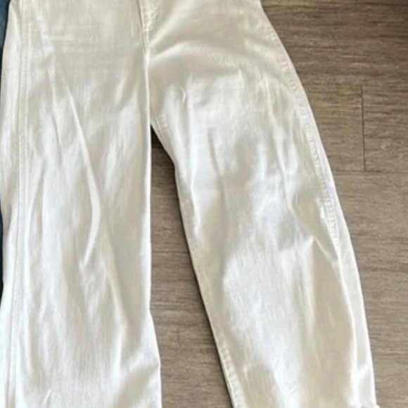 H&M High Waist White Jupe Culotte Size 2 - Picture 2 of 5